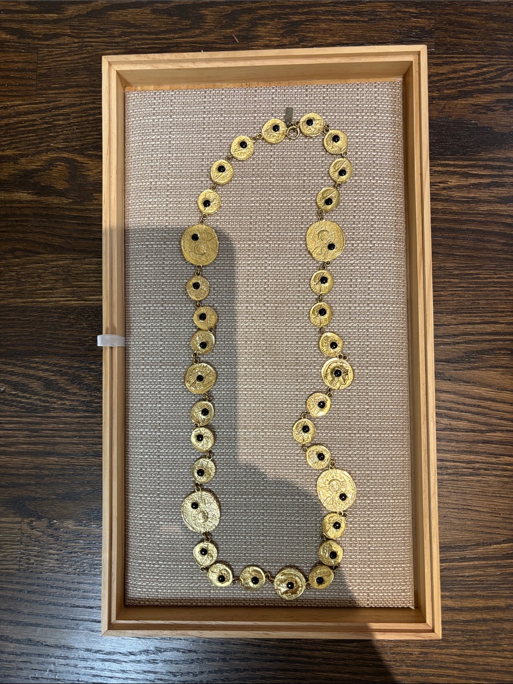 Vintage Pauline Rader ancient coin necklace